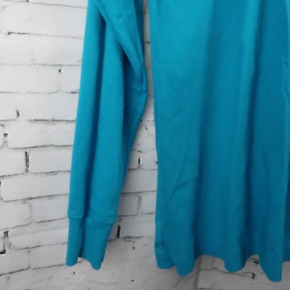 COLUMBIA SPORTSWEAR COMPANY TEAL LONG SLEEVE EXTRA LONG TURTLENECK SIZE SMALL - Picture 4 of 5